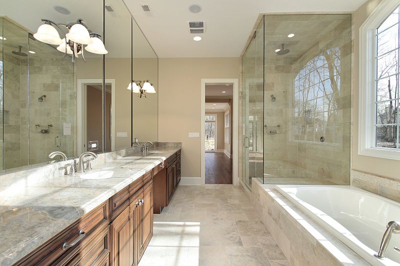 Elegant Bathroom with New Tub